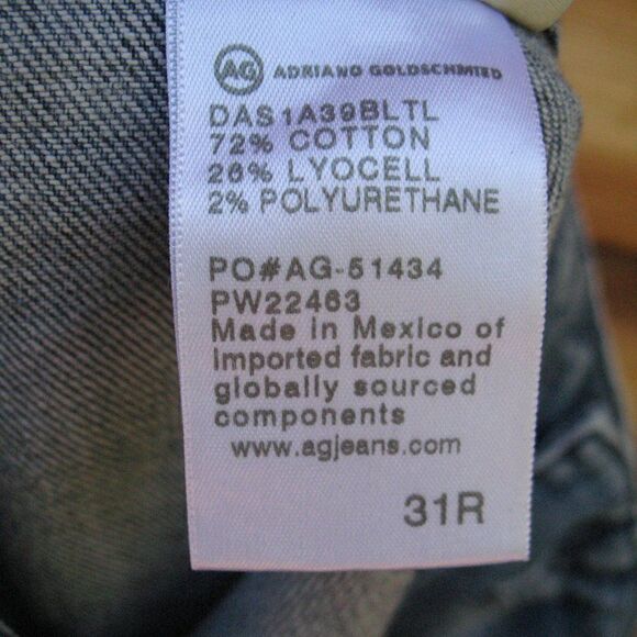 AG Adriano Goldschmied Caden Fatigue Tailored High Waist Cropped Jeans - Picture 10 of 10